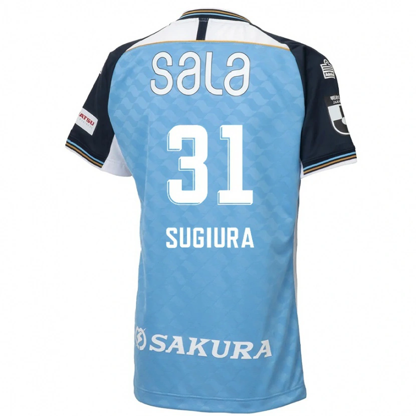 DanxenメンズRinnosuke Sugiura#31スカイブルー ブラックホームシャツ2025/26ジャージーユニフォーム