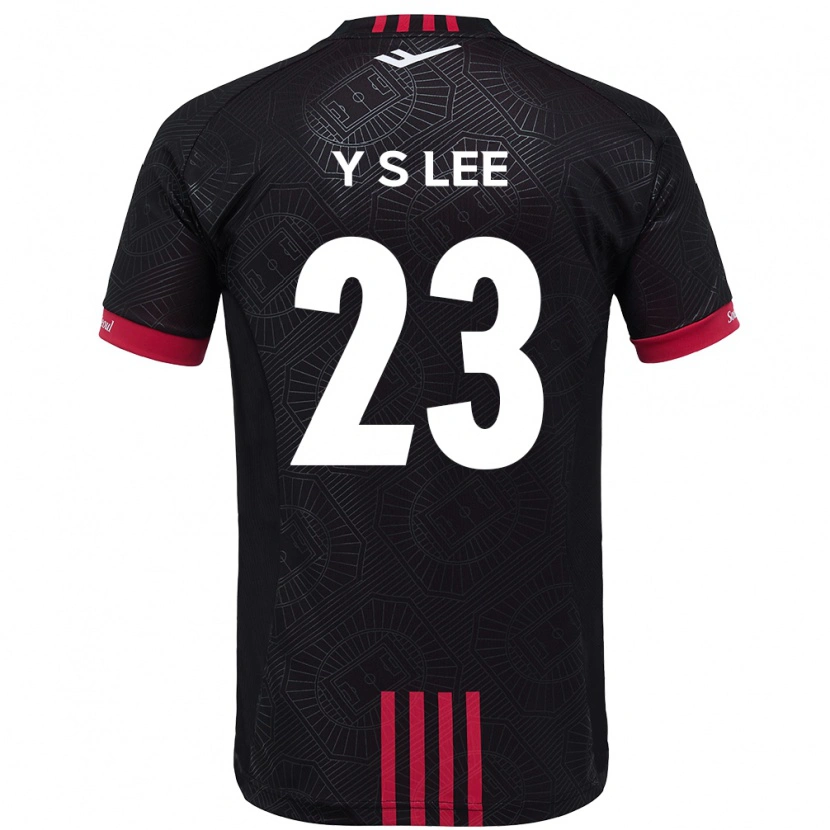 DanxenメンズSi-Young Lee#23ブラック レッドホームシャツ2025/26ジャージーユニフォーム