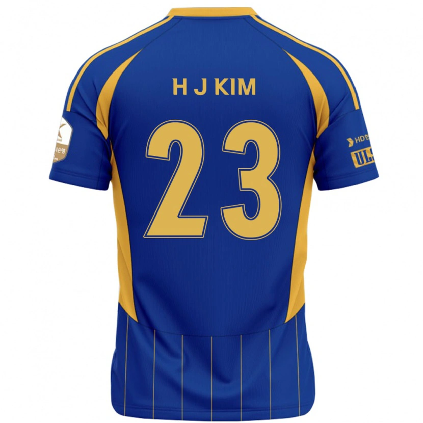 DanxenメンズJu-Hwan Kim#23ロイヤルブルー イエローホームシャツ2025/26ジャージーユニフォーム