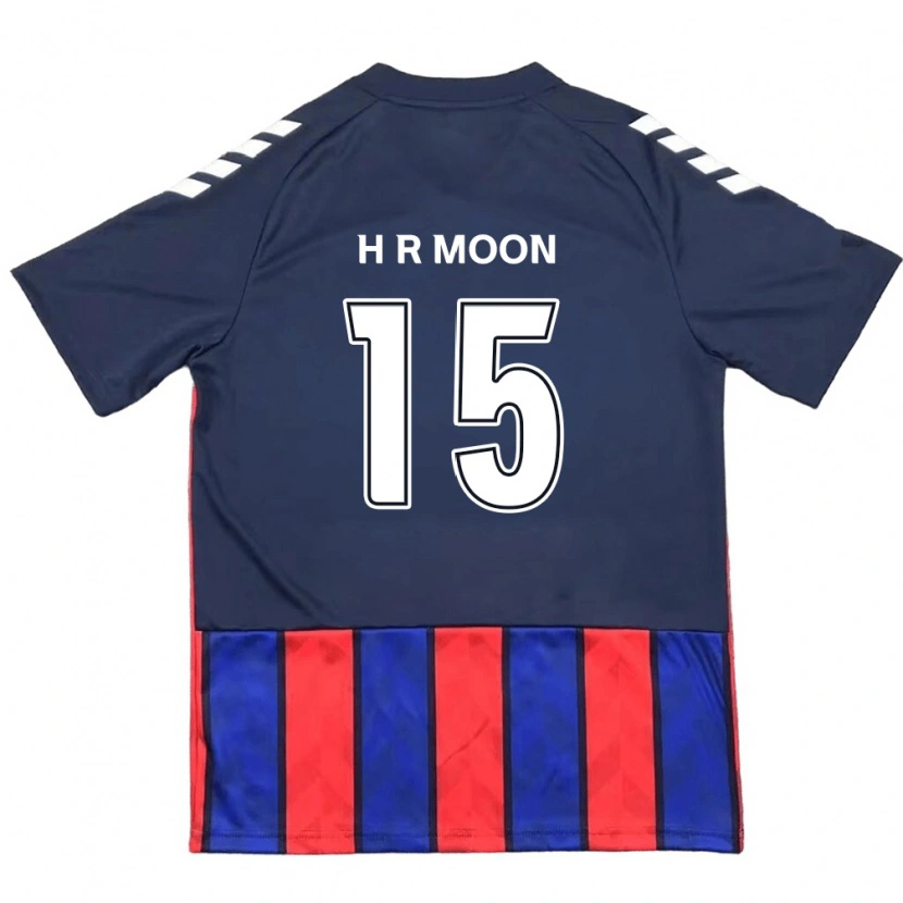 DanxenメンズHa-Rang Moon#15ロイヤルブルー レッドホームシャツ2025/26ジャージーユニフォーム