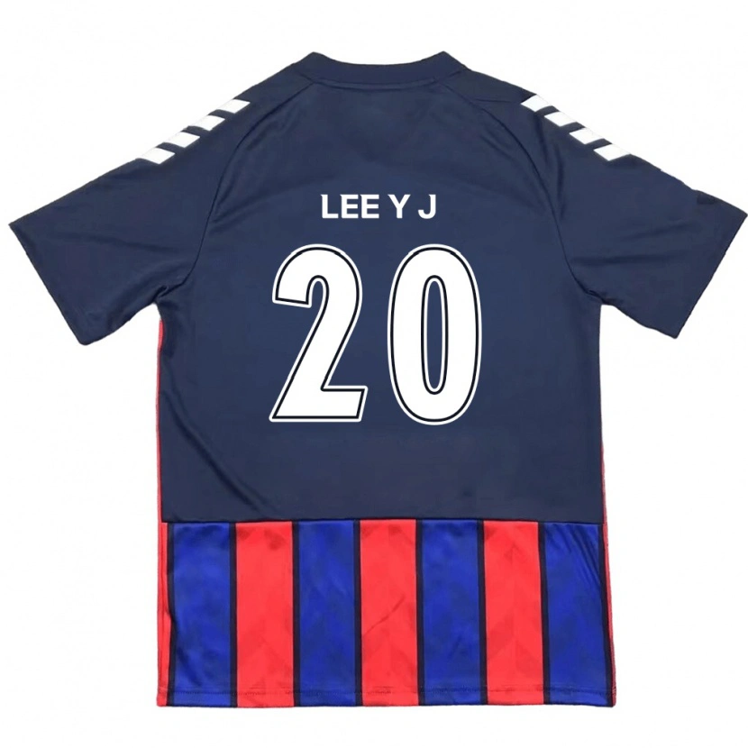 DanxenメンズLee Yu-Jin#20ロイヤルブルー レッドホームシャツ2025/26ジャージーユニフォーム