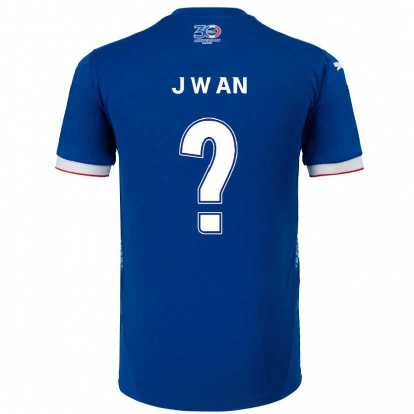 DanxenメンズJoo-Wan An#0ロイヤルブルー ホワイトホームシャツ2025/26ジャージーユニフォーム