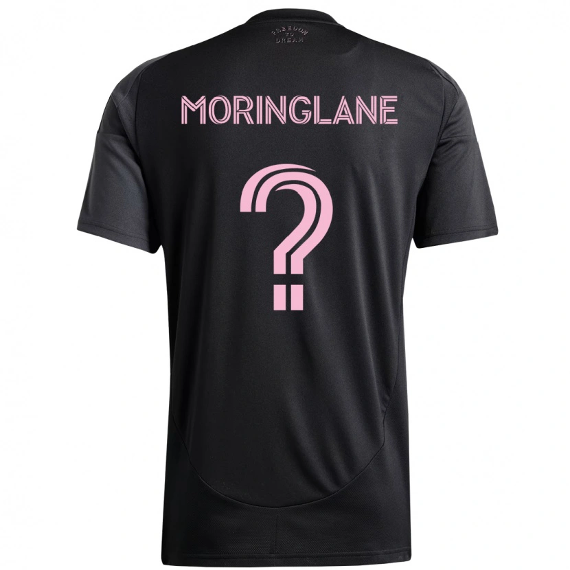 DanxenメンズLuis Moringlane#0ブラック ピンクアウェイシャツ2025/26ジャージーユニフォーム