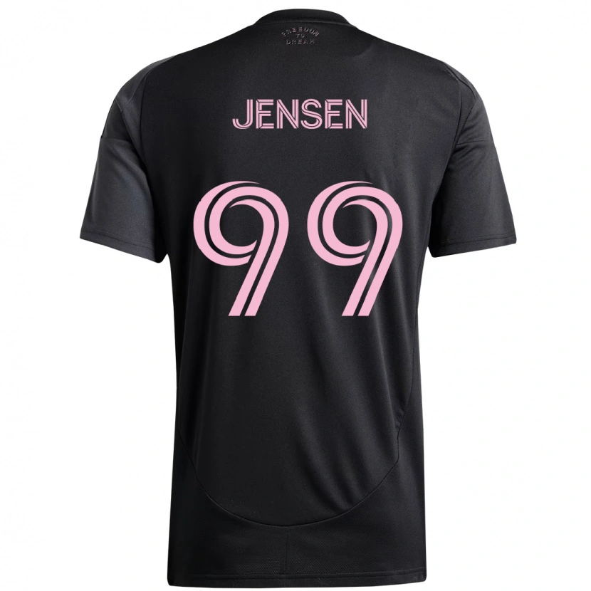 Danxenメンズコール・ジェンセン#99ブラック ピンクアウェイシャツ2025/26ジャージーユニフォーム