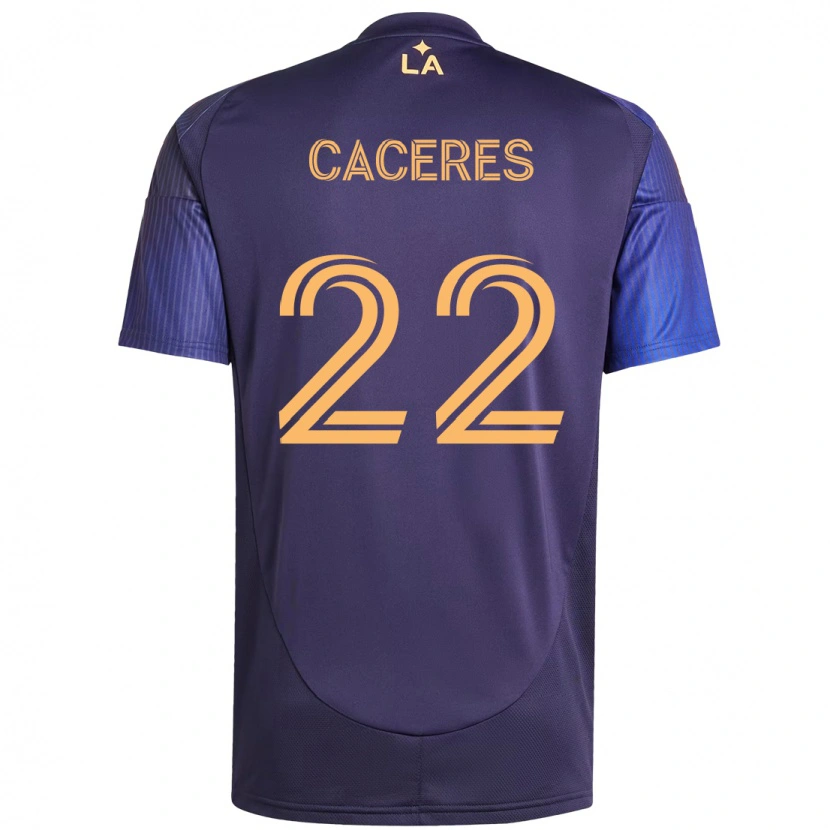 Danxenメンズマルティン・カセレス#22パープル ブルーアウェイシャツ2025/26ジャージーユニフォーム