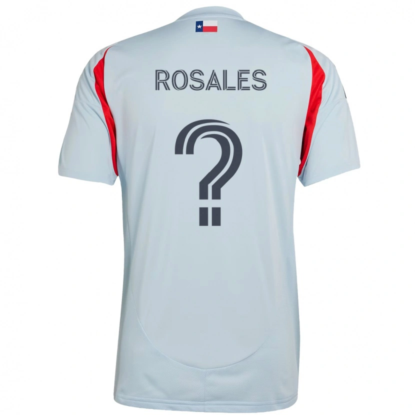 DanxenメンズErik Rosales#0ライトブルー レッドアウェイシャツ2025/26ジャージーユニフォーム
