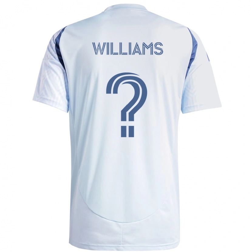 DanxenメンズSam Williams#0ライトスカイブルー ブルーアウェイシャツ2025/26ジャージーユニフォーム