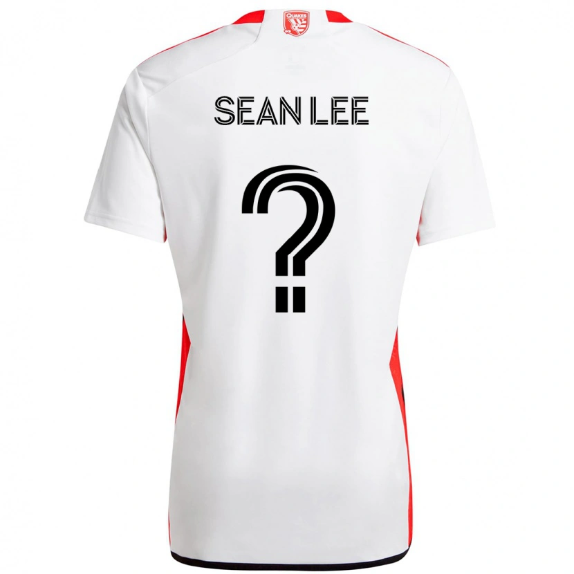 DanxenメンズSean Lee#0ホワイト レッドアウェイシャツ2025/26ジャージーユニフォーム