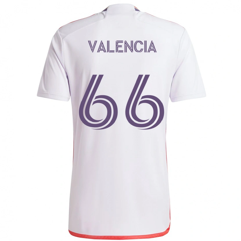DanxenメンズYeiler Valencia#66ホワイト パープルアウェイシャツ2025/26ジャージーユニフォーム