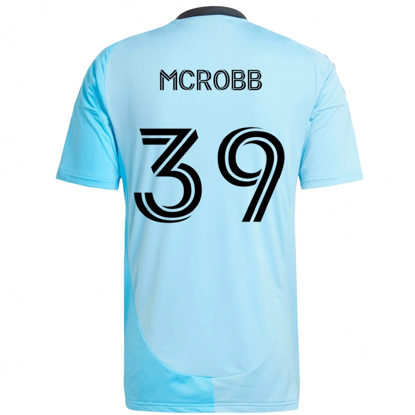 DanxenメンズFinn Mcrobb#39スカイブルーアウェイシャツ2025/26ジャージーユニフォーム