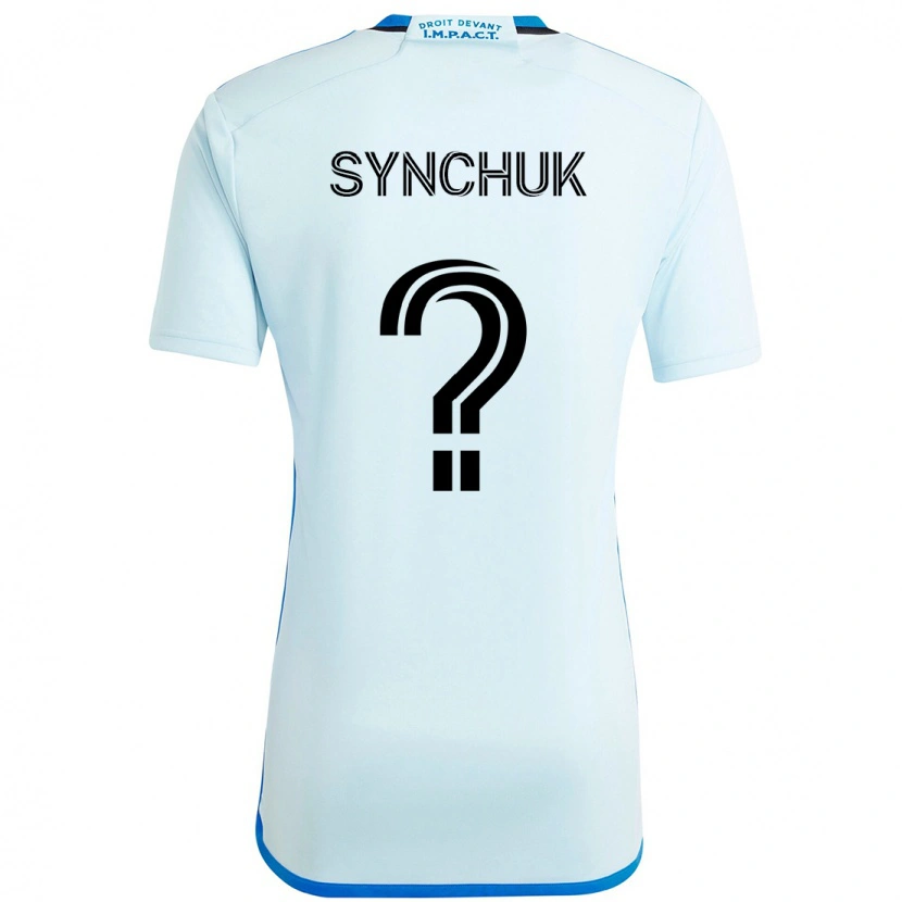 DanxenメンズGennadiy Synchuk#0スカイブルー ダークブルーアウェイシャツ2025/26ジャージーユニフォーム