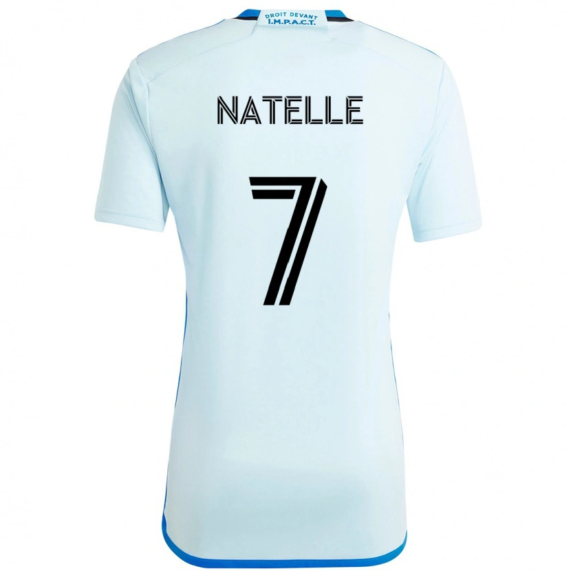 DanxenメンズMokbel Natelle#7スカイブルー ダークブルーアウェイシャツ2025/26ジャージーユニフォーム