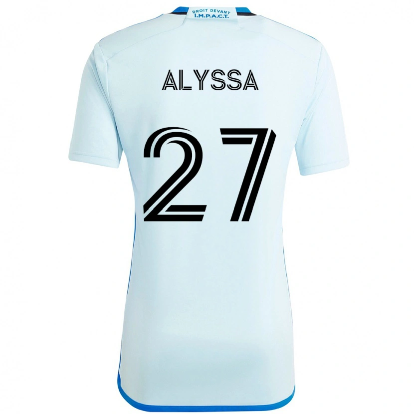 DanxenメンズGarreaud Alyssa#27スカイブルー ダークブルーアウェイシャツ2025/26ジャージーユニフォーム