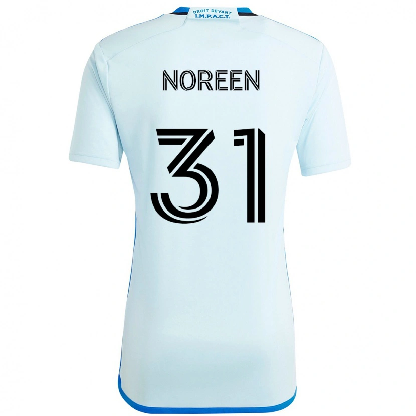 DanxenメンズTijhof Noreen#31スカイブルー ダークブルーアウェイシャツ2025/26ジャージーユニフォーム