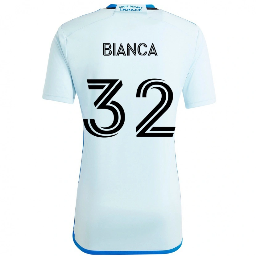 DanxenメンズHanisch Bianca#32スカイブルー ダークブルーアウェイシャツ2025/26ジャージーユニフォーム