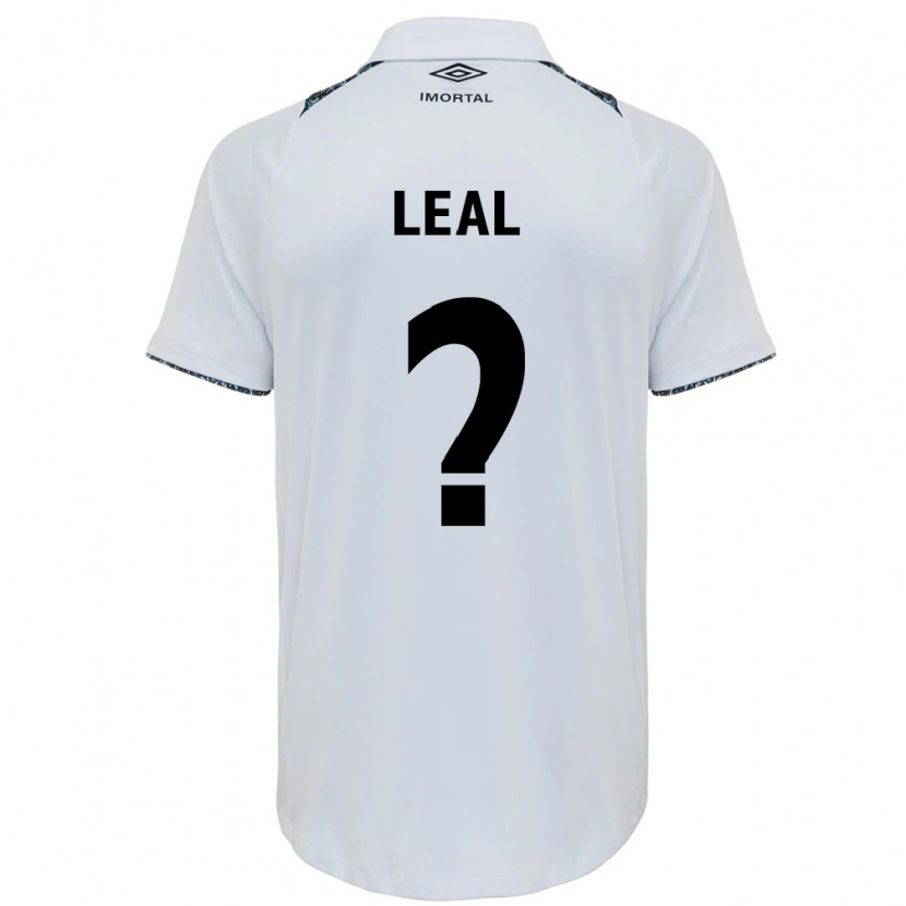 DanxenメンズGuilherme Leal#0ホワイト ブルーアウェイシャツ2025/26ジャージーユニフォーム