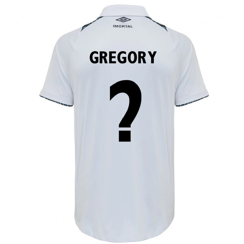 DanxenメンズGregory#0ホワイト ブルーアウェイシャツ2025/26ジャージーユニフォーム