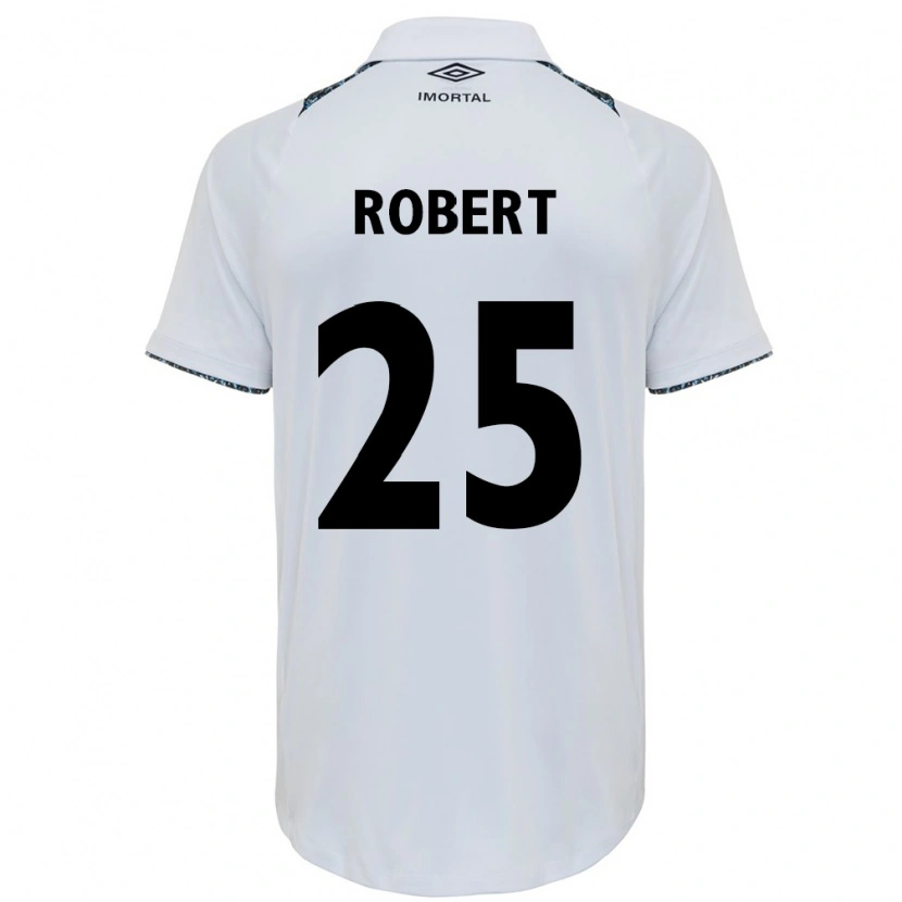 DanxenメンズJhonata Robert#25ホワイト ブルーアウェイシャツ2025/26ジャージーユニフォーム