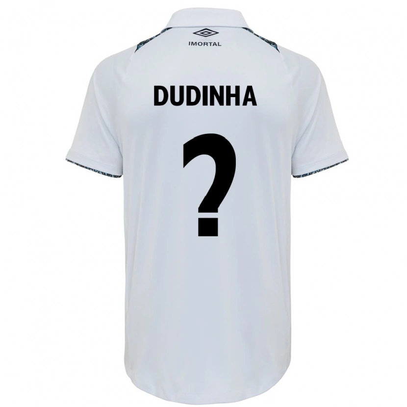 DanxenメンズDudinha#0ホワイト ブルーアウェイシャツ2025/26ジャージーユニフォーム