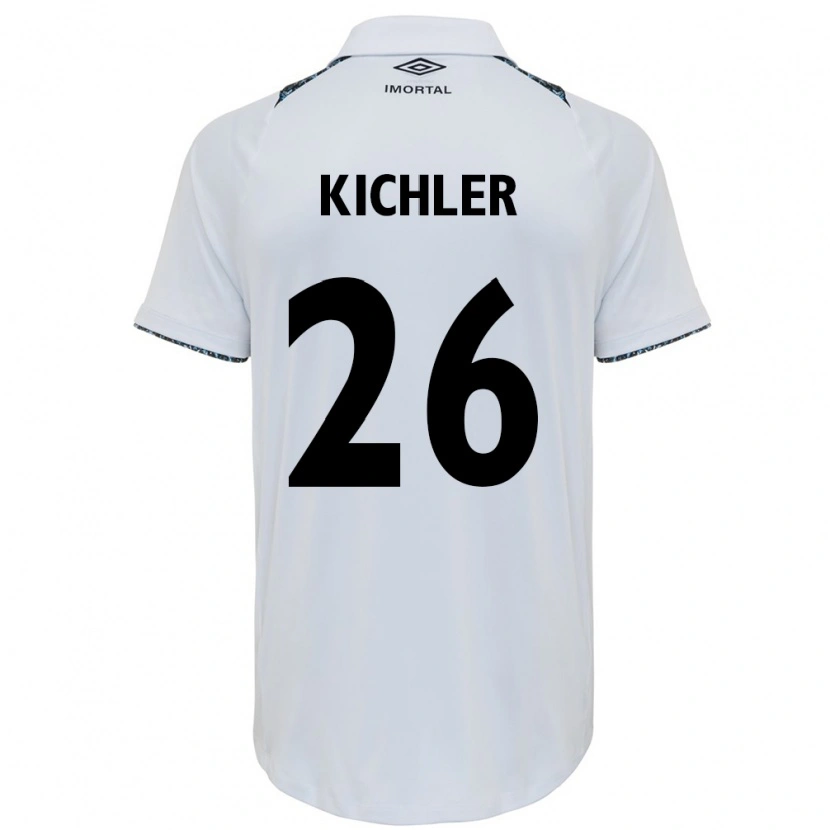DanxenメンズPaola Kichler#26ホワイト ブルーアウェイシャツ2025/26ジャージーユニフォーム