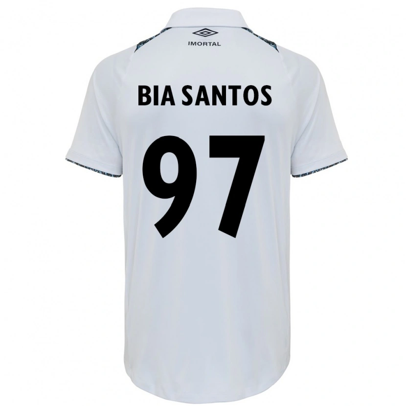 DanxenメンズBia Santos#97ホワイト ブルーアウェイシャツ2025/26ジャージーユニフォーム