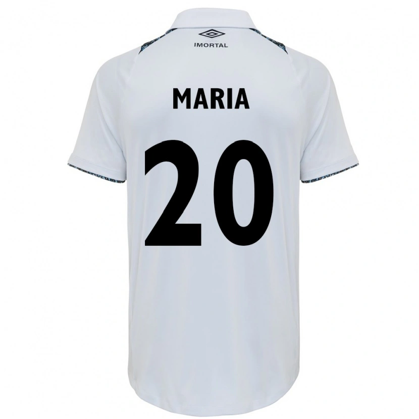 DanxenメンズMaria De Lourdes Ribeiro Silva#20ホワイト ブルーアウェイシャツ2025/26ジャージーユニフォーム