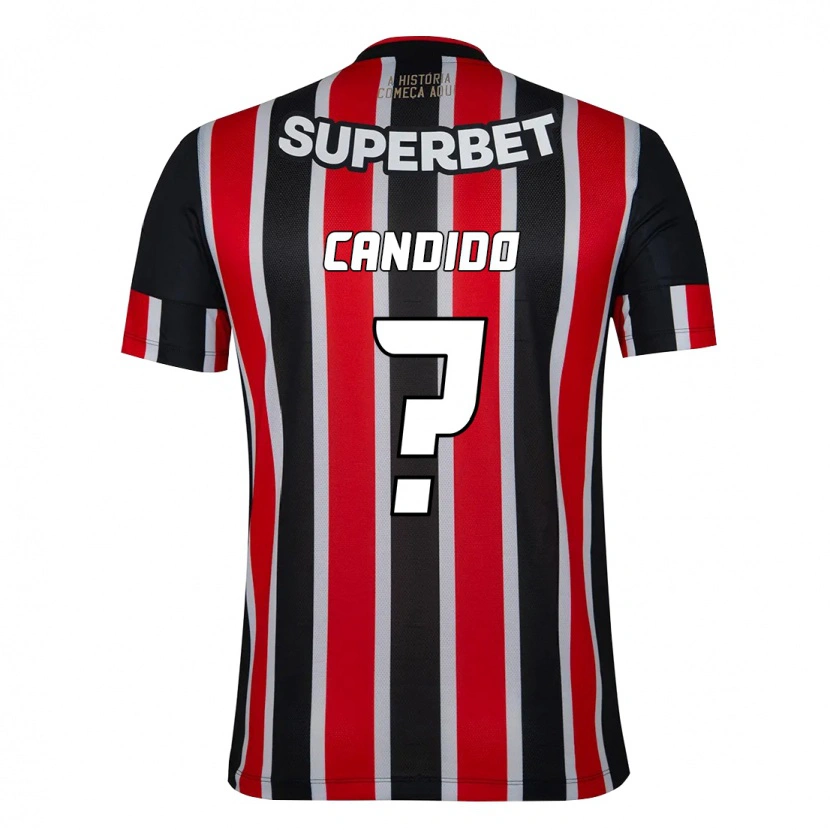 DanxenメンズAngelo Candido#0ブラック レッドアウェイシャツ2025/26ジャージーユニフォーム