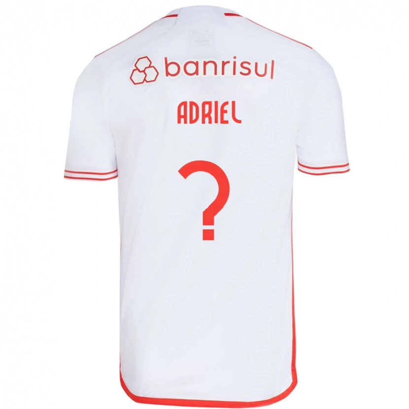 DanxenメンズAdriel#0ホワイト レッドアウェイシャツ2025/26ジャージーユニフォーム