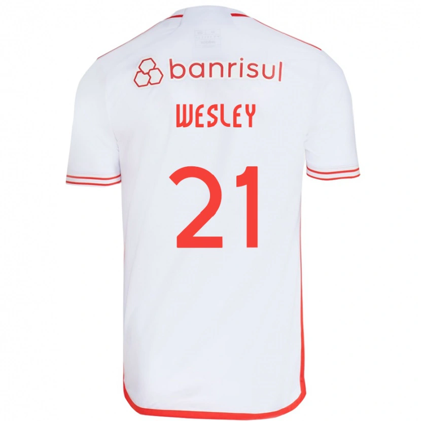 DanxenメンズWesley#21ホワイト レッドアウェイシャツ2025/26ジャージーユニフォーム