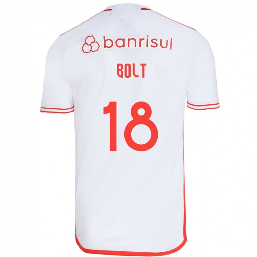 DanxenメンズTamara Bolt#18ホワイト レッドアウェイシャツ2025/26ジャージーユニフォーム
