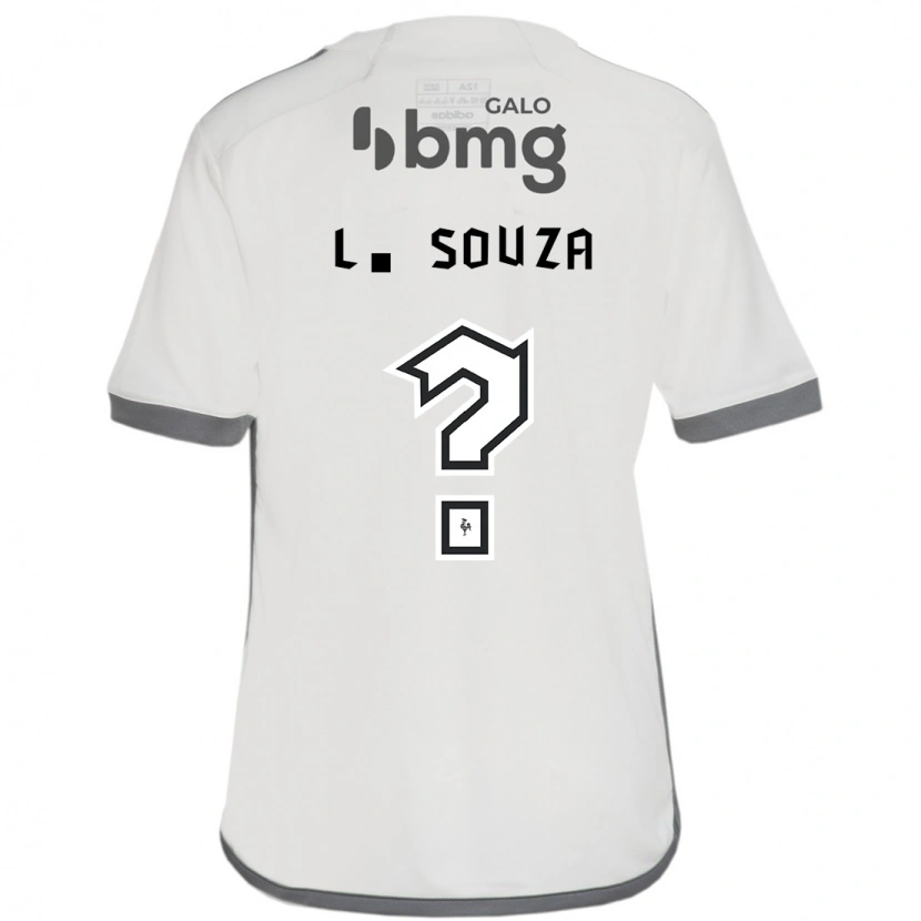 DanxenメンズLucas Souza#0オフホワイトアウェイシャツ2025/26ジャージーユニフォーム