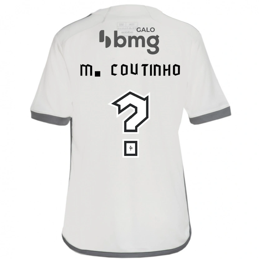 DanxenメンズMurilo Coutinho#0オフホワイトアウェイシャツ2025/26ジャージーユニフォーム