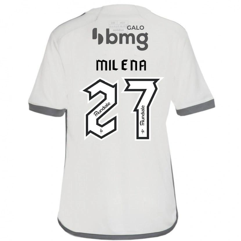 DanxenメンズMilena#27オフホワイトアウェイシャツ2025/26ジャージーユニフォーム