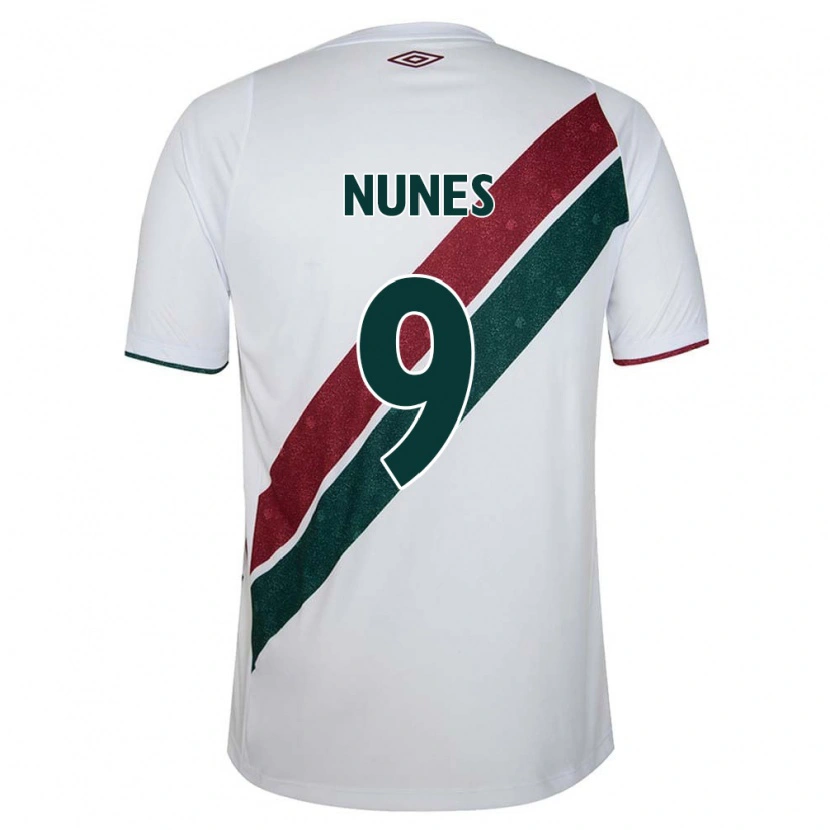 DanxenメンズCarla Nunes#9ホワイト グリーン マルーンアウェイシャツ2025/26ジャージーユニフォーム