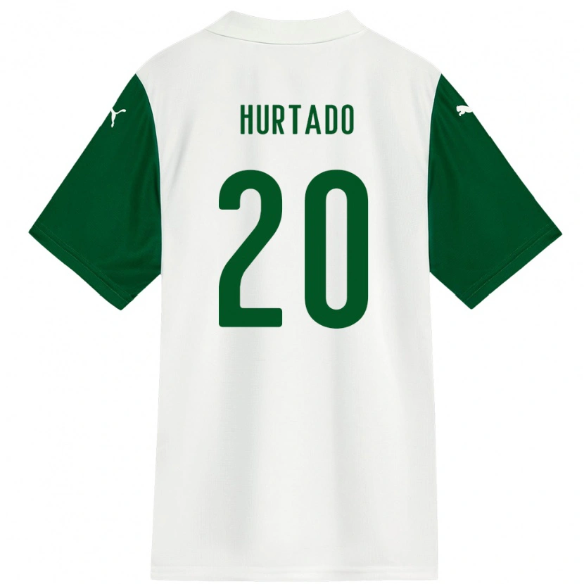 DanxenメンズFlavio Hurtado#20ホワイト グリーンアウェイシャツ2025/26ジャージーユニフォーム