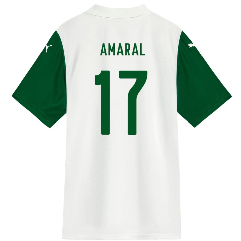DanxenメンズIsadora Amaral#17ホワイト グリーンアウェイシャツ2025/26ジャージーユニフォーム