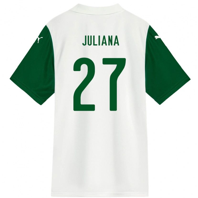 DanxenメンズJuliana#27ホワイト グリーンアウェイシャツ2025/26ジャージーユニフォーム