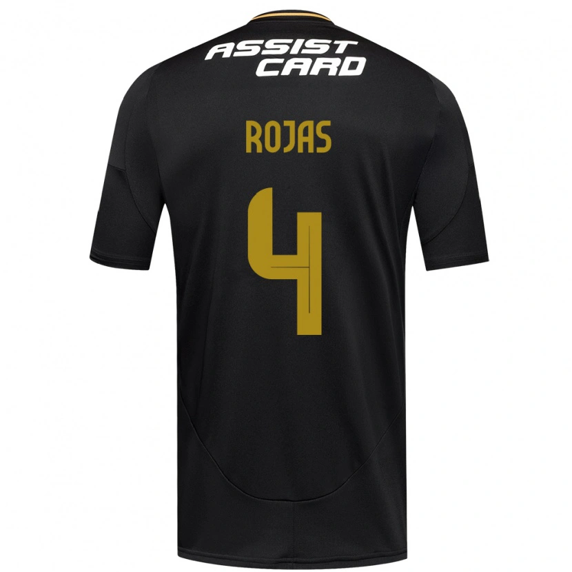DanxenメンズJavier Rojas#4ブラック ホワイトアウェイシャツ2025/26ジャージーユニフォーム