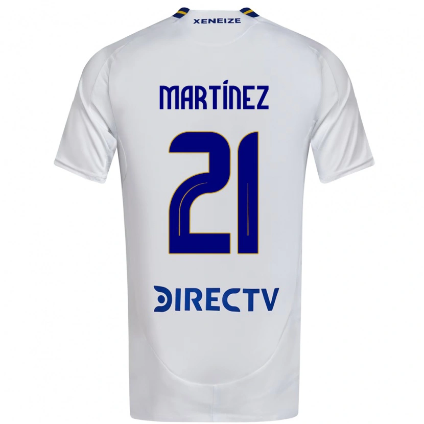 DanxenメンズJulieta Martínez#21ホワイト ブルーアウェイシャツ2025/26ジャージーユニフォーム