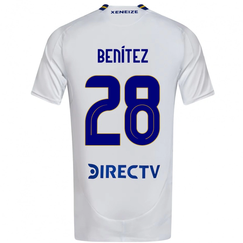 DanxenメンズYazmín Benítez#28ホワイト ブルーアウェイシャツ2025/26ジャージーユニフォーム