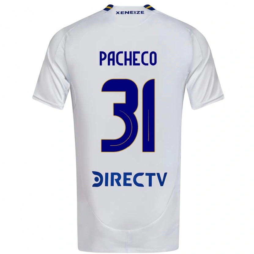 DanxenメンズCostanza Pacheco#31ホワイト ブルーアウェイシャツ2025/26ジャージーユニフォーム
