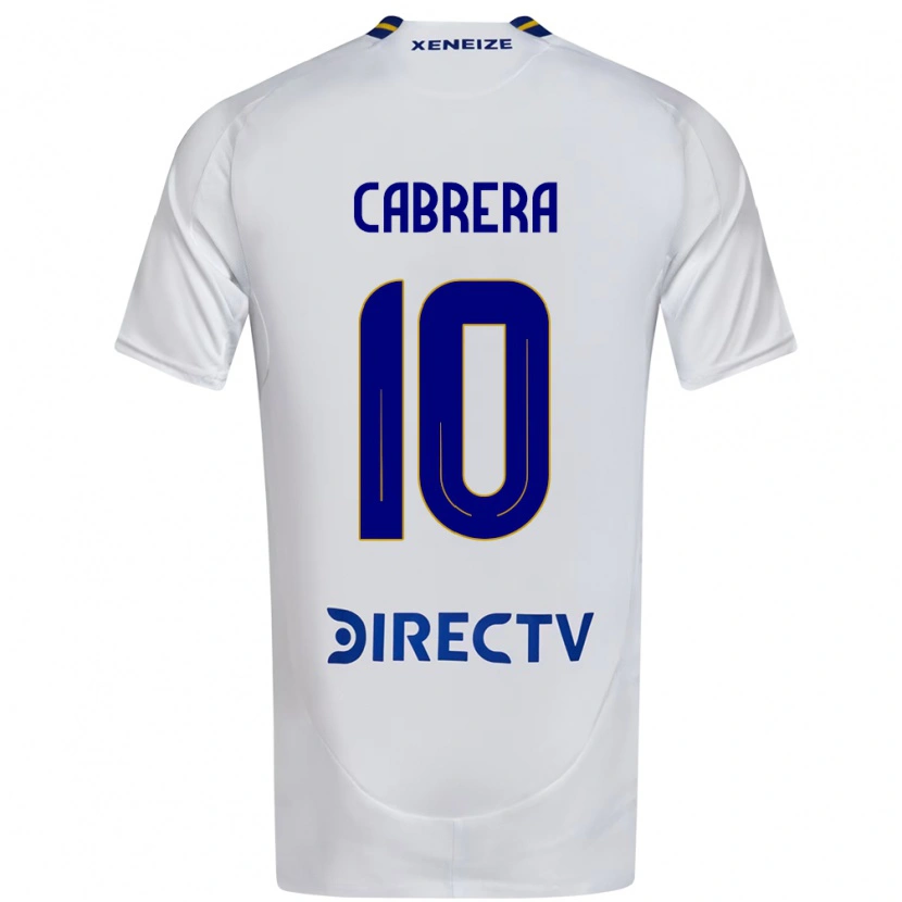 DanxenメンズMicaela Cabrera#10ホワイト ブルーアウェイシャツ2025/26ジャージーユニフォーム
