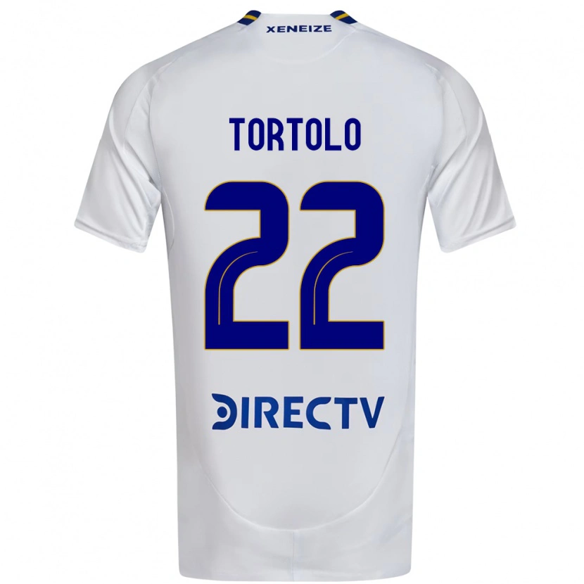 DanxenメンズDulce Tortolo#22ホワイト ブルーアウェイシャツ2025/26ジャージーユニフォーム