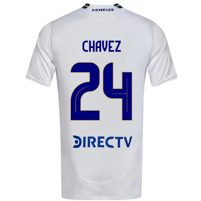 DanxenメンズGabriela Chavez#24ホワイト ブルーアウェイシャツ2025/26ジャージーユニフォーム