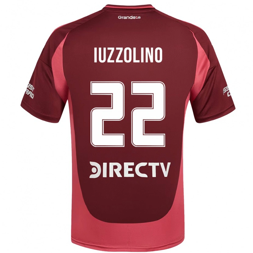 DanxenメンズRocío Iuzzolino#22バーガンディ マゼンタアウェイシャツ2025/26ジャージーユニフォーム