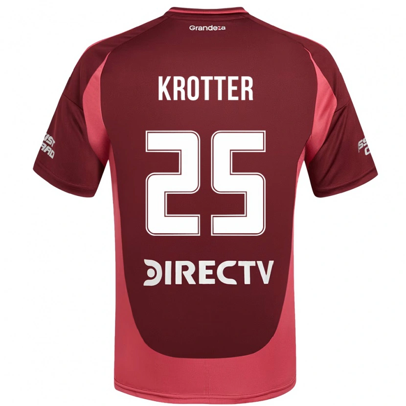 DanxenメンズMartina Krotter#25バーガンディ マゼンタアウェイシャツ2025/26ジャージーユニフォーム