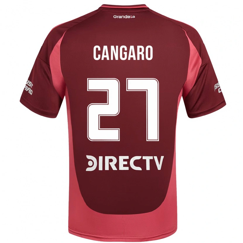DanxenメンズJuana Cangaro#27バーガンディ マゼンタアウェイシャツ2025/26ジャージーユニフォーム