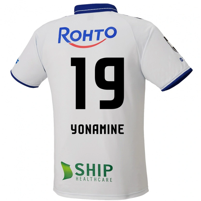 DanxenメンズKotaro Yonamine#19ホワイト ブルー ブラックアウェイシャツ2025/26ジャージーユニフォーム