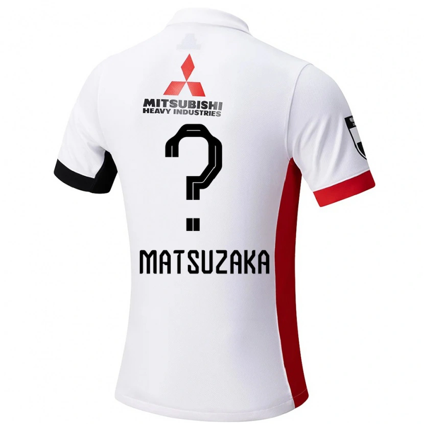 DanxenメンズAoi Matsuzaka#0ホワイト ブラックアウェイシャツ2025/26ジャージーユニフォーム