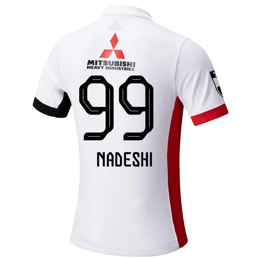 DanxenメンズMizu Nadeshi#99ホワイト ブラックアウェイシャツ2025/26ジャージーユニフォーム